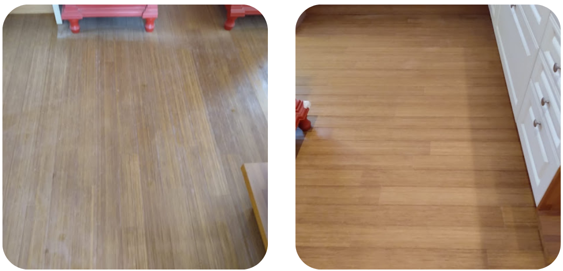 Antes e Depois Piso de Bambu Antes e Depois Piso de Bambu